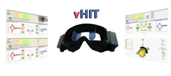 vHIT cihazı ile göz hareketlerinin kaydı